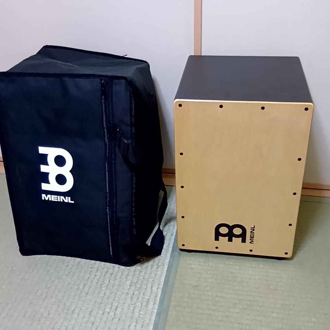 MEINL　マイネル カホン 純正ギグバッグ付属　MCAJ100BK-MA+