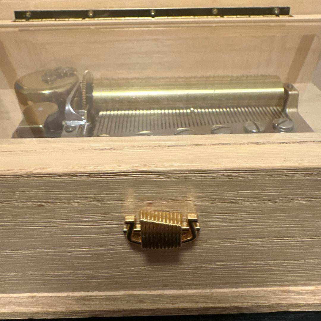 サンキョウ　オルゴール　オルフェウス 木製手動オルゴール