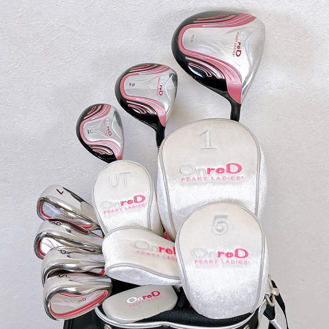 Callaway キャロウェイ　レバ　オンレッド　レディースゴルフクラブセット