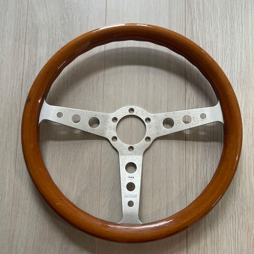 MOMO INDY ステアリングホイール（ウッド・クラシック） 直径：約37cm