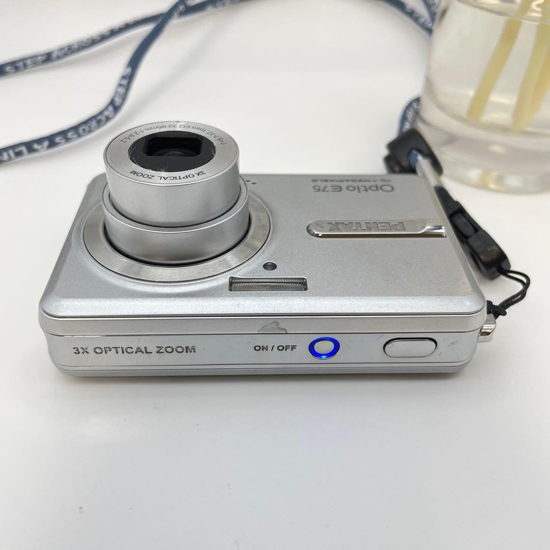 スマホ転送OK✨PENTAX Optio E75✨動作確認済 可愛いコンデジ♪