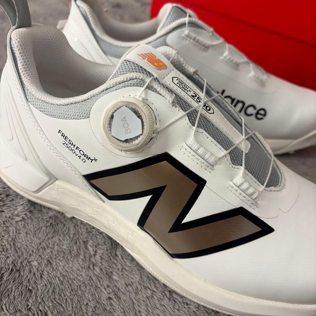 ニューバランスゴルフ X2500 v4 SL ボア Boa スパイクレス