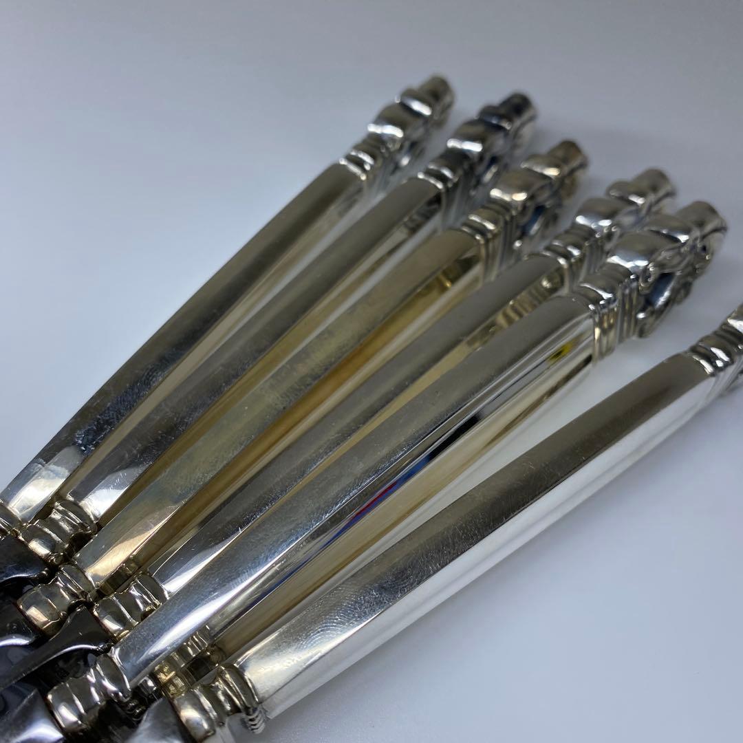 ジョージジェンセン　エコーン　ミートナイフ　6本組　袋付　484g 23.1㎝