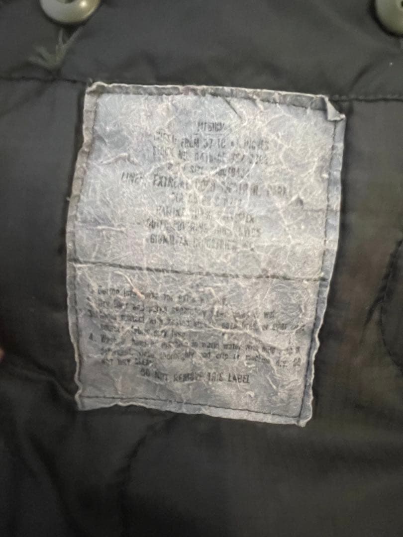 ヴィンテージM-65フィッシュテールパーカー後染め