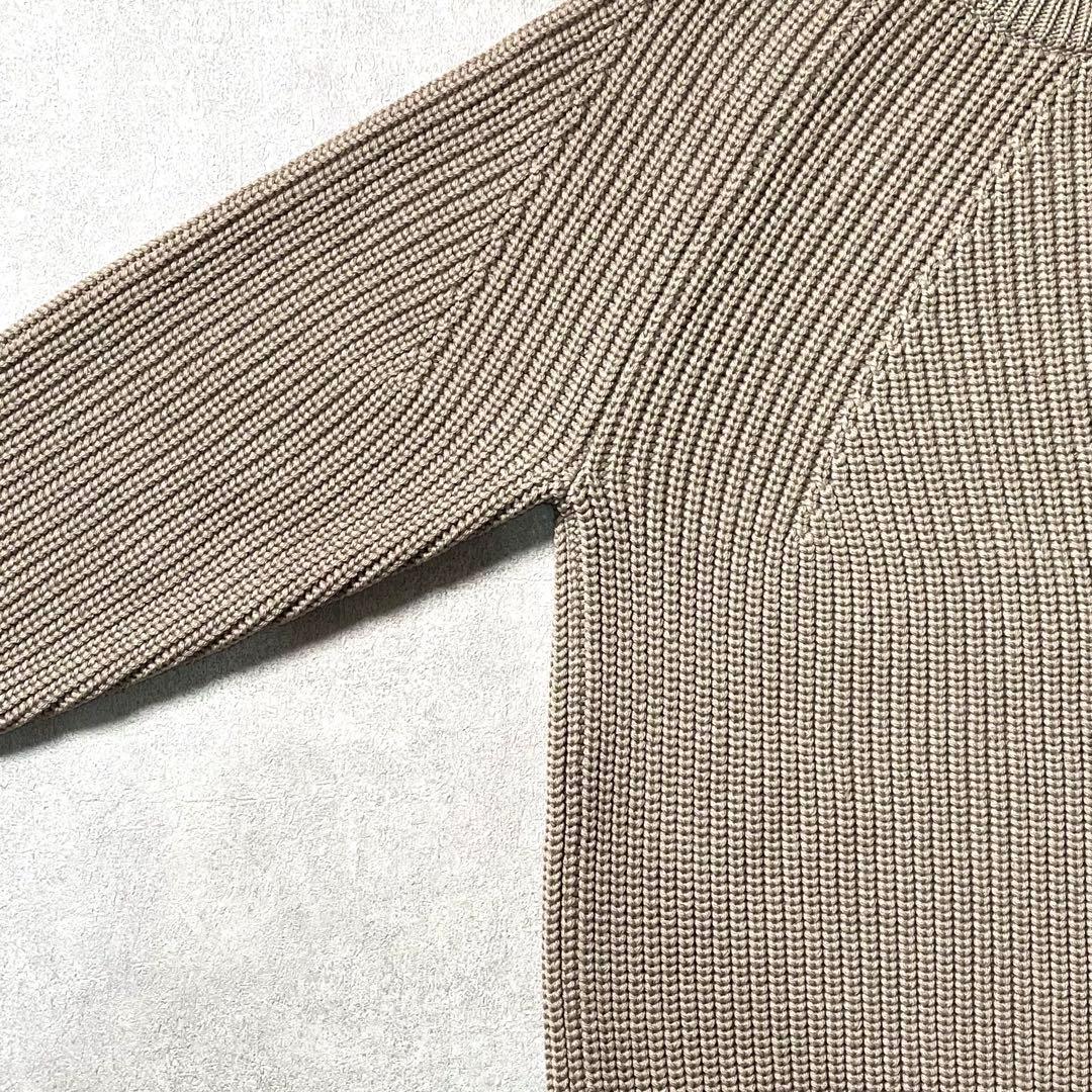 トップス BATONER WOOL SIGNATURE CREW BEIGE SIZE2