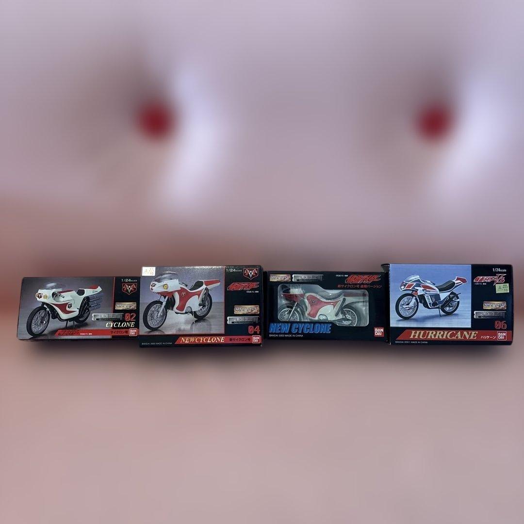 バンダイ メタルメカコレクション 仮面ライダー バイク（4台）