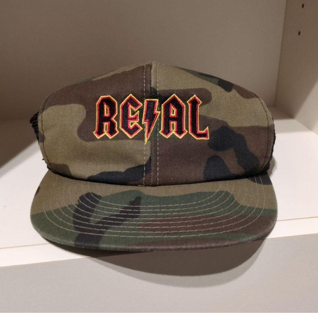 real skateboards AC/DC　キャップ リアル　スケートボード