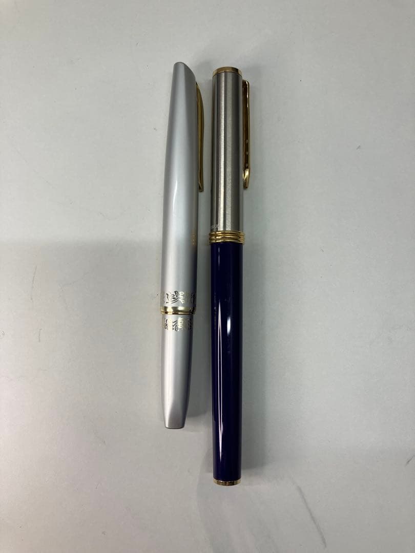 万年筆2本セット ペン先14K PLATINUM プラチナム　14K【A916】