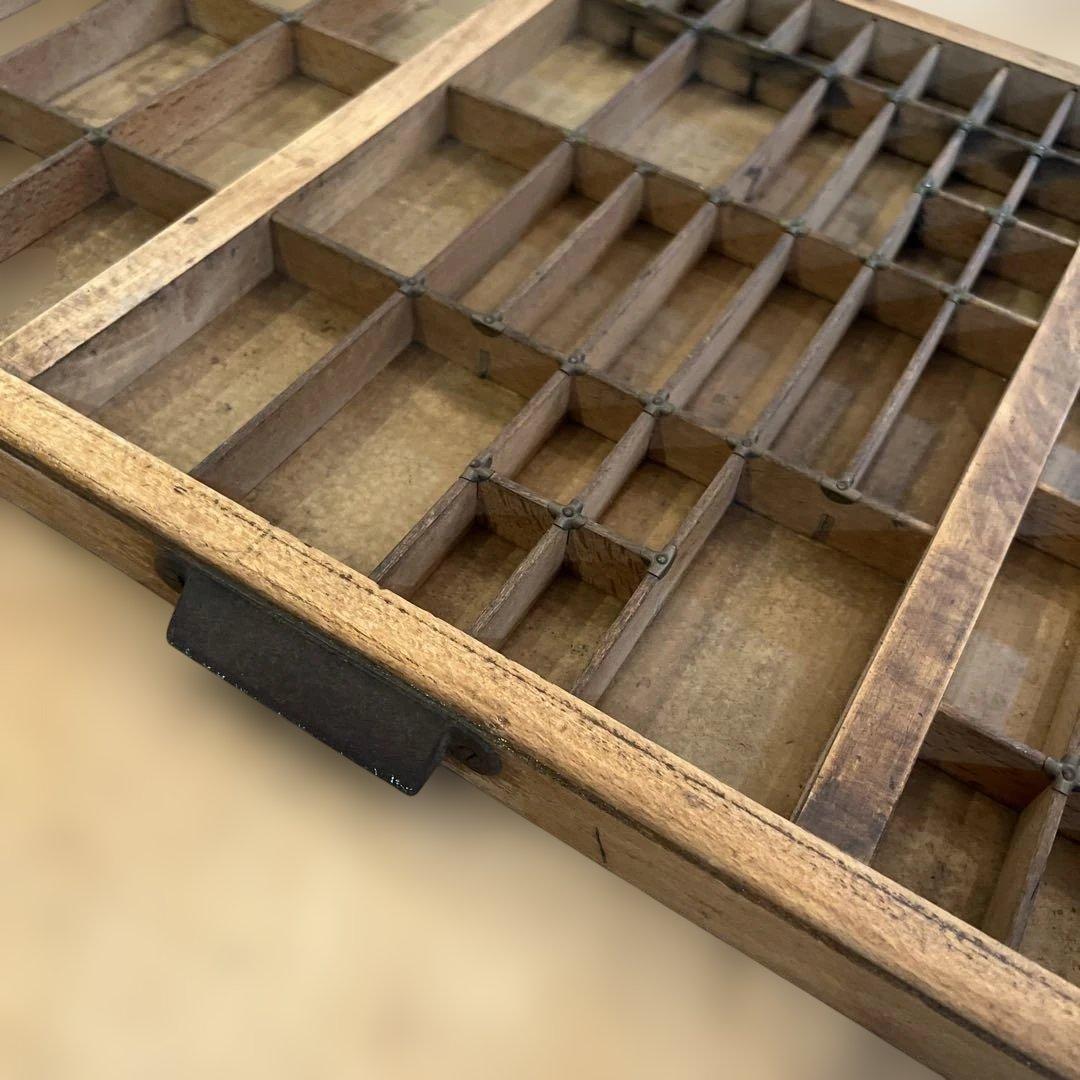 英国アンティークプリンタートレイ