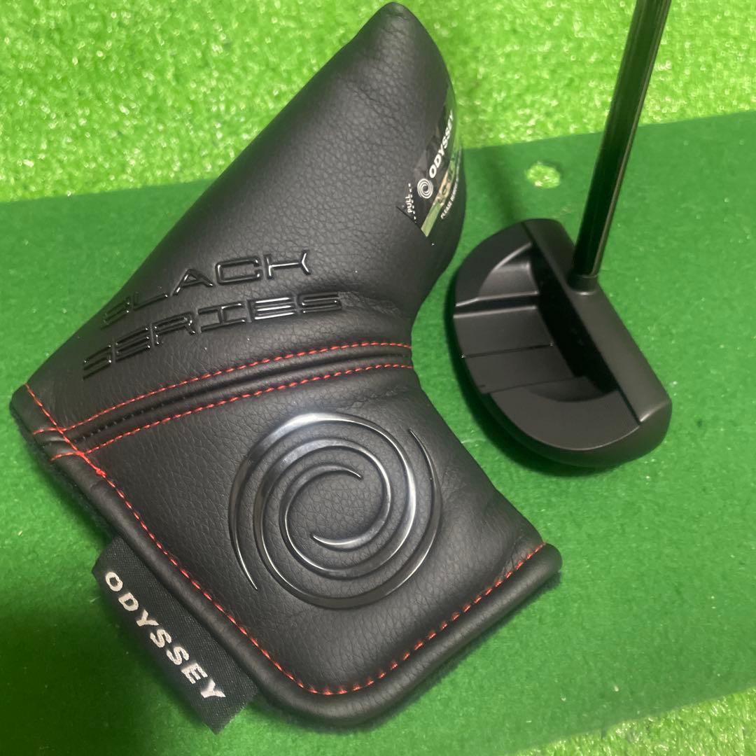 【美品】オデッセイホワイト・ホット ブラック FIVE CS パター　33インチ