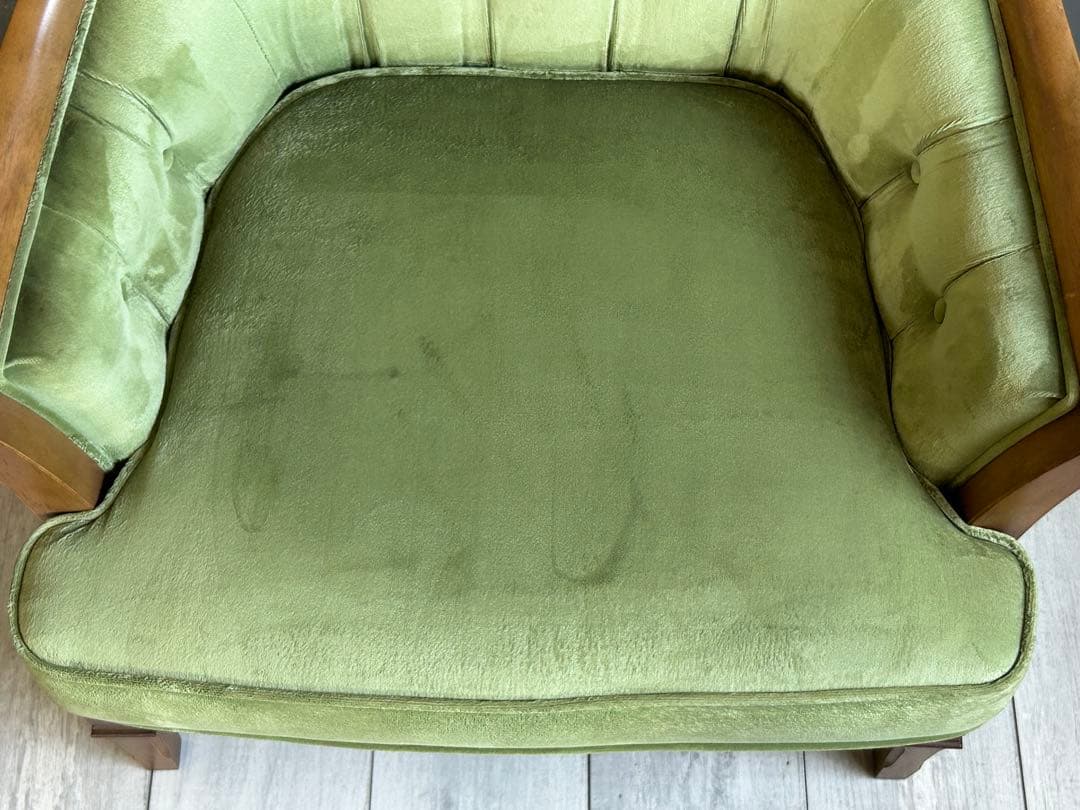 ②マルニ　 maruni サランテ　1Pソファ　パーソナルソファ　グリーン　SZ