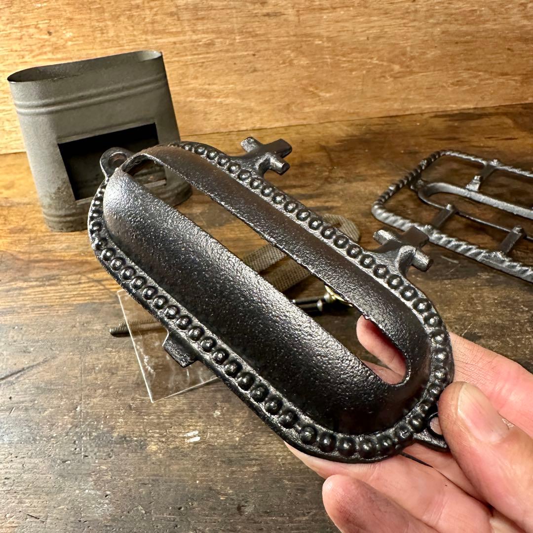 【非常に希少】1900~10s アイロンストーブ　「NOVELTY No.1」