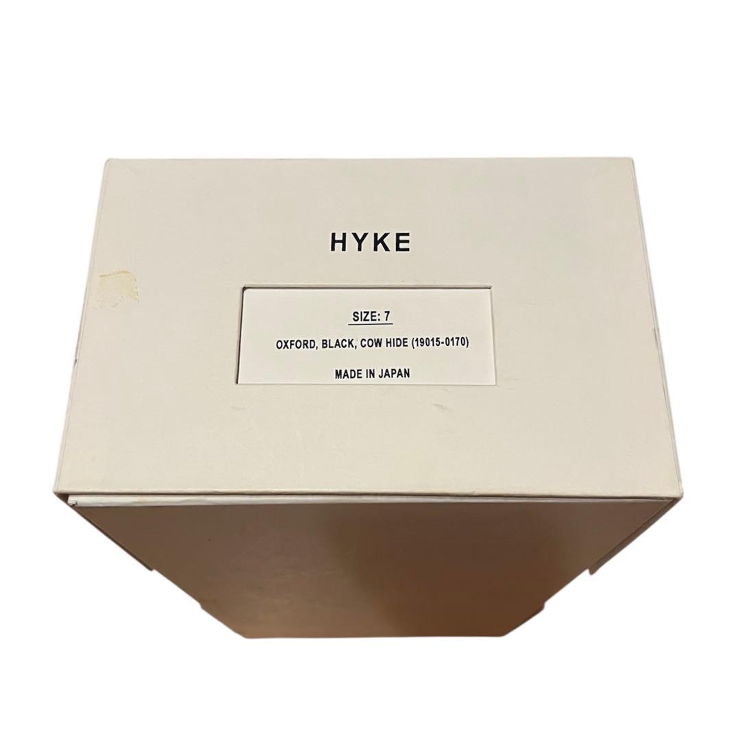 【HYKE】OXFORD BLACK COW HIDE size 7