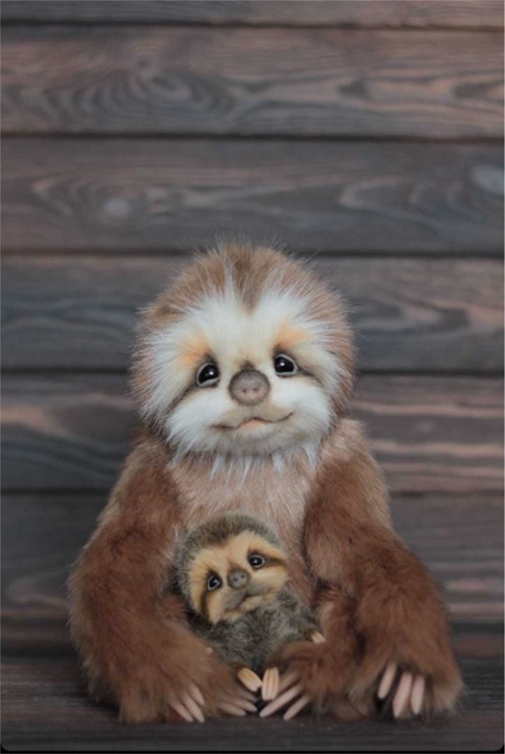 アートドール　ナマケモノ　ぬいぐるみセット　91000円値下げ