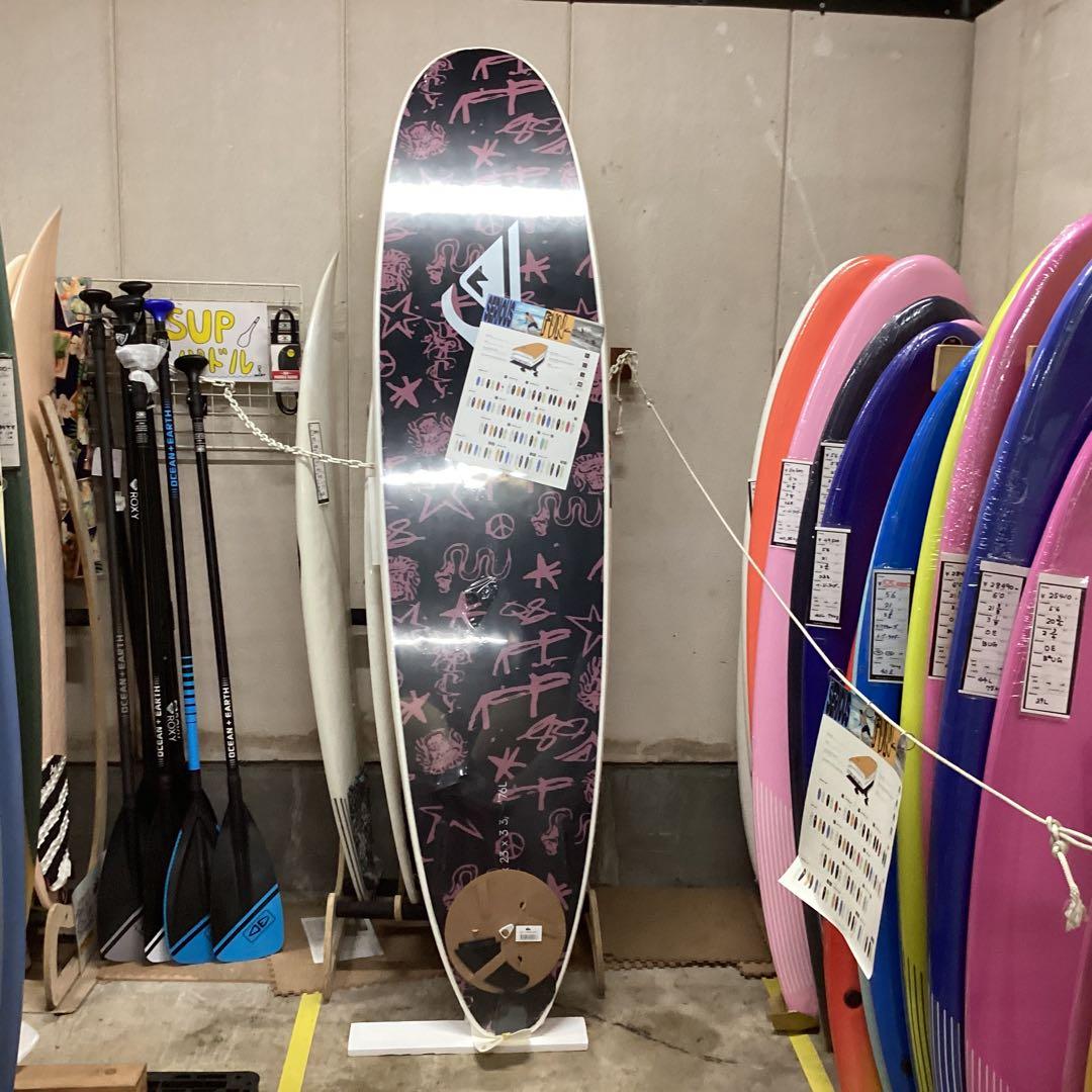 新品格安カノア五十嵐でお馴染みクイックシルバーソフトボード8’0白ラスト1