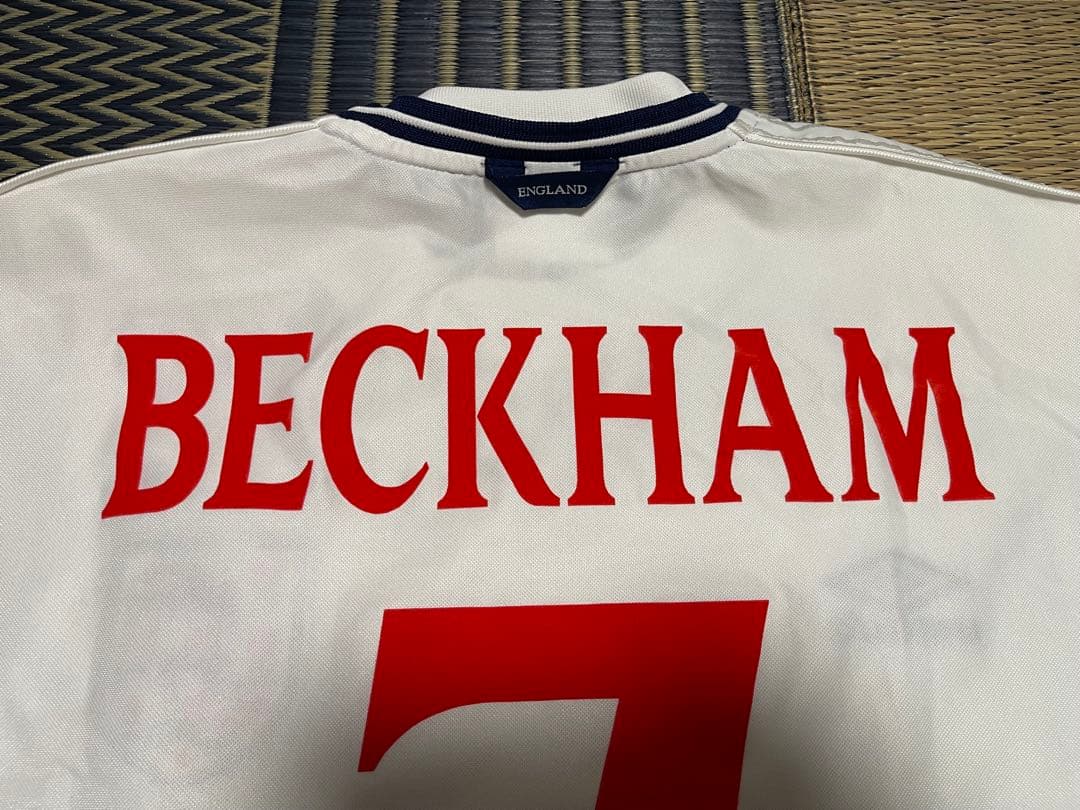 99-01 イングランド代表 ユニフォーム 7 ベッカム XL