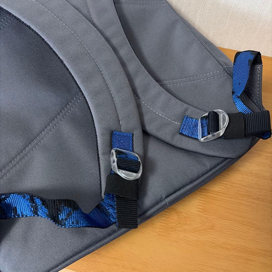 LANGE ラング スキー ブーツ リュック ブーツバッグ ブルー グレー　古着