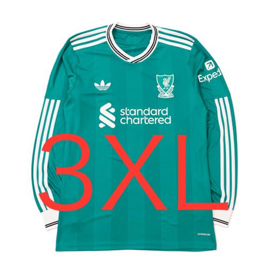 【新品未使用】25-26 リヴァプール 3rd 長袖ユニフォーム 3XL