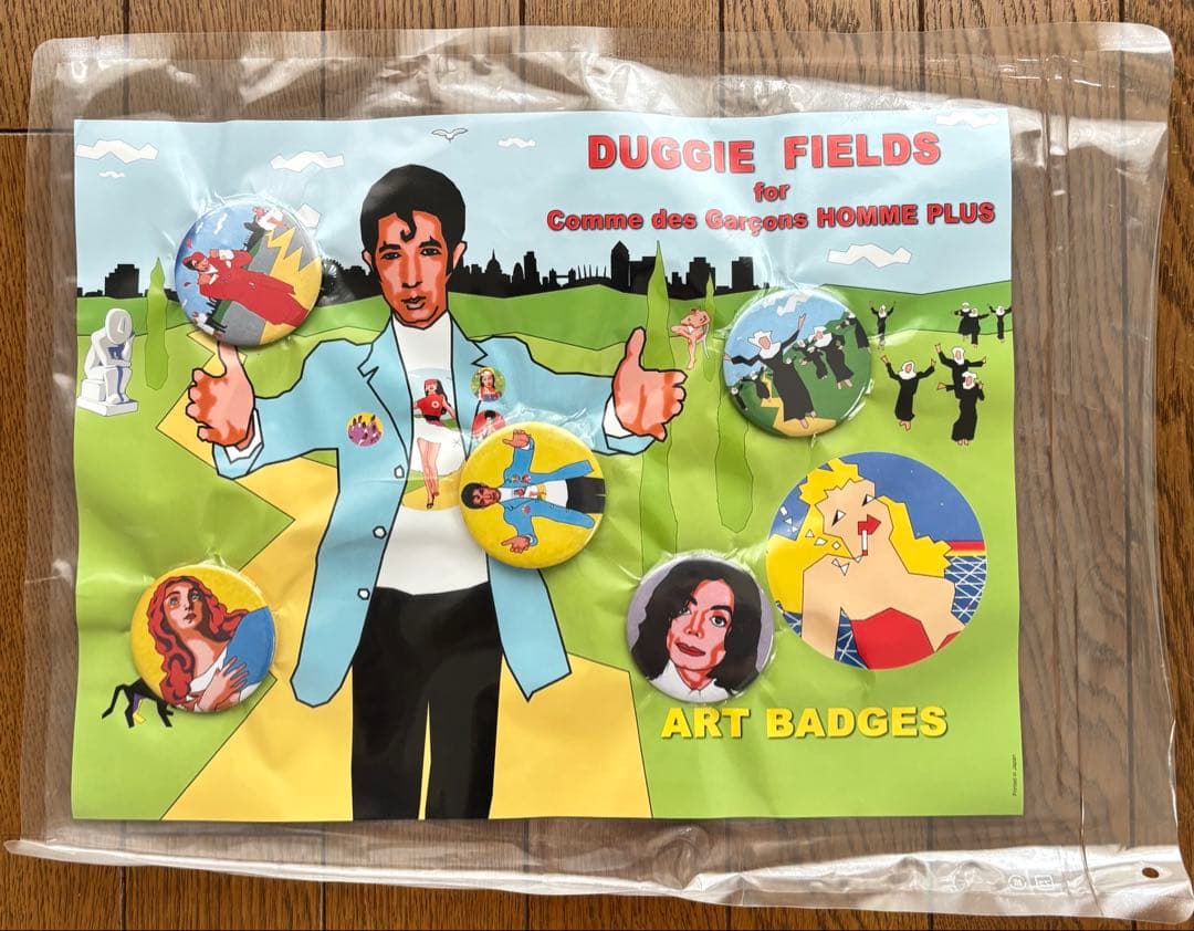 コムデギャルソン プリュス 缶バッジ 新品 真空パック garcons PLUS