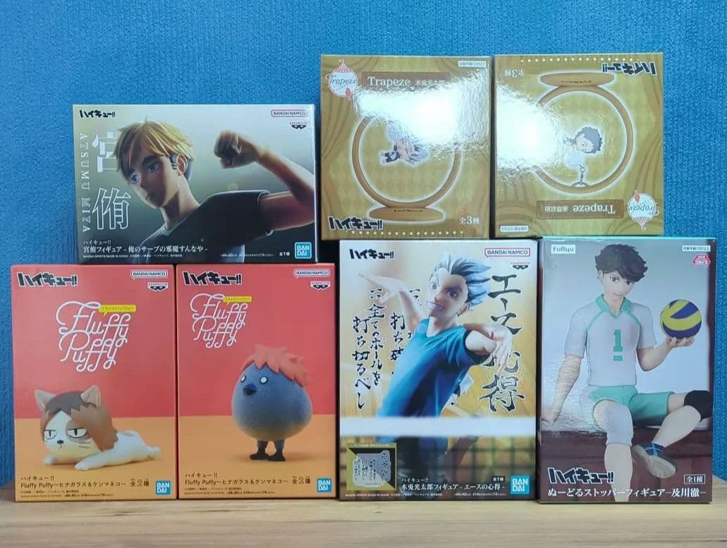 ハイキュー フィギュア 7体セットTrapeze ぬーどるストッパー エース