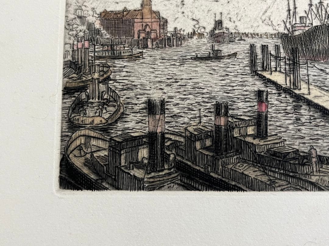 版画　ウィーン サンシュテファン寺院