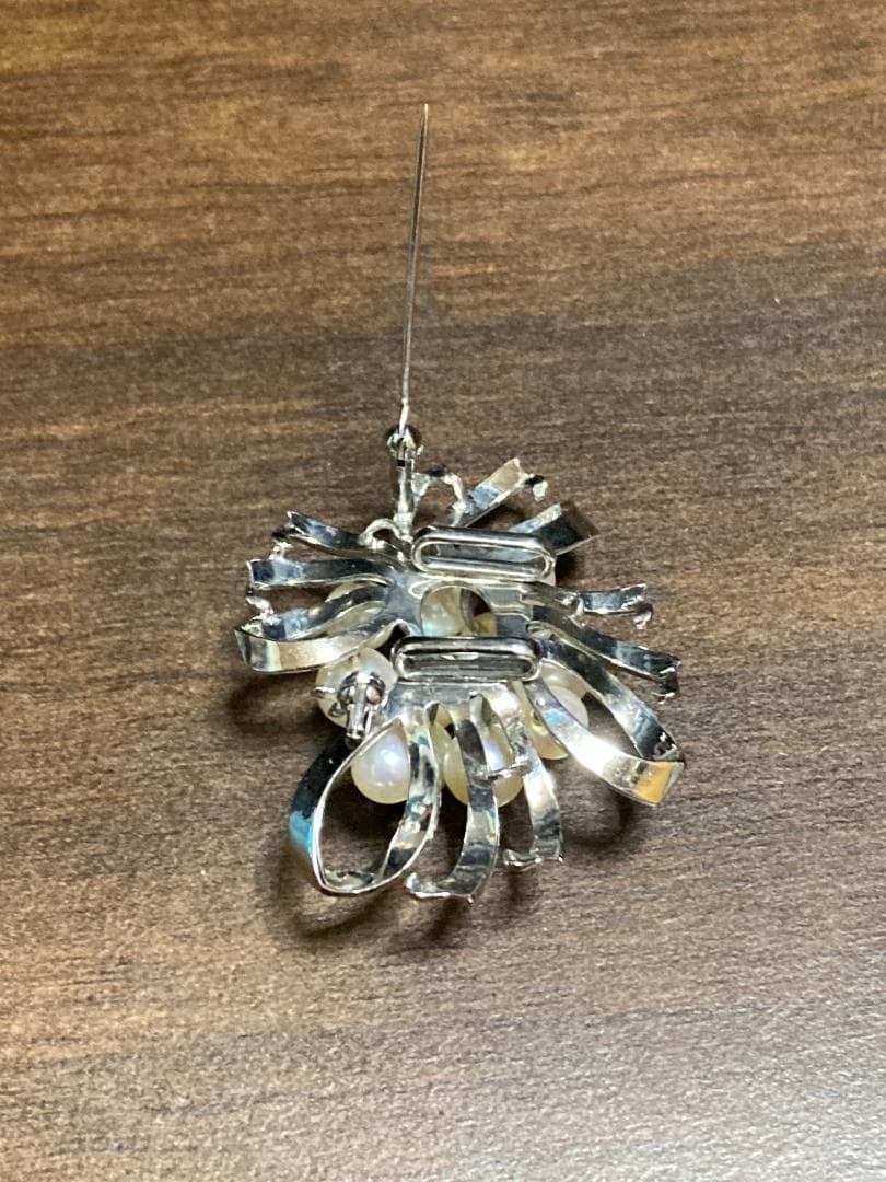 田崎真珠 タサキ アコヤ パール 真珠 ブローチ コサージュ 12珠