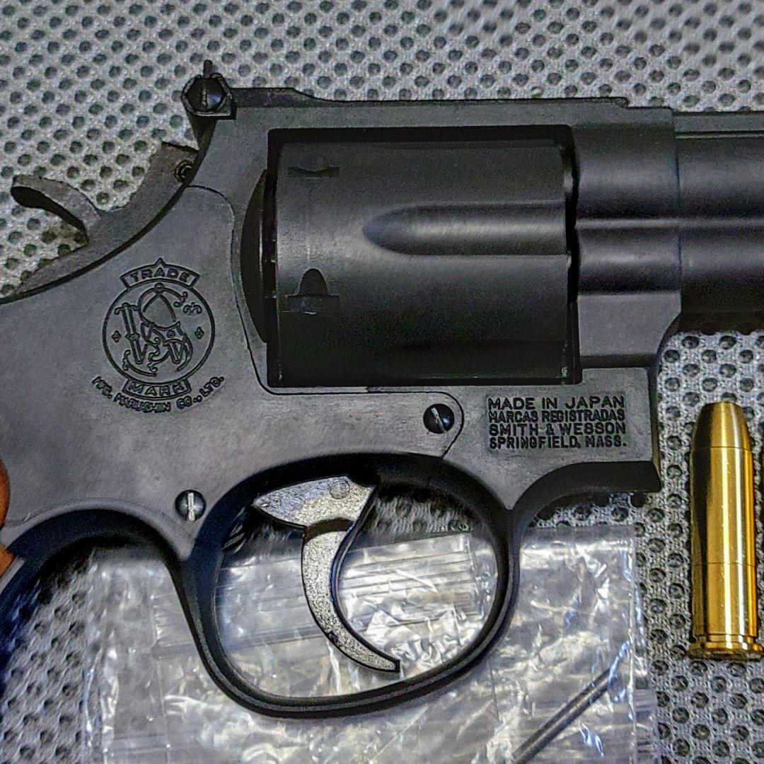 ⚪専用品⚪　マルシン　M５８６　４インチ　HW樹脂　木製グリップ　本革ホルスター