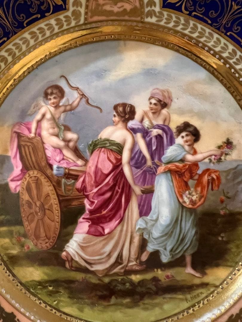 古典的神話の装飾皿