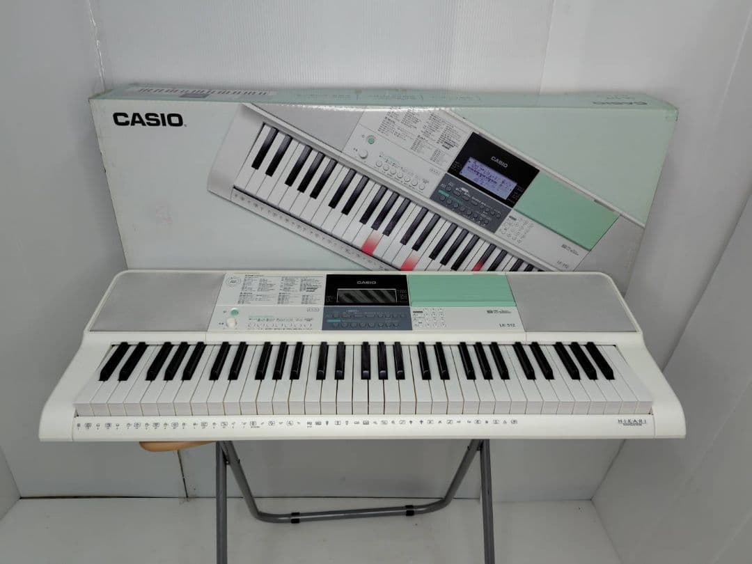 CASIO 光ナビゲーションキーボード「LK-512」電子ピアノ M2808