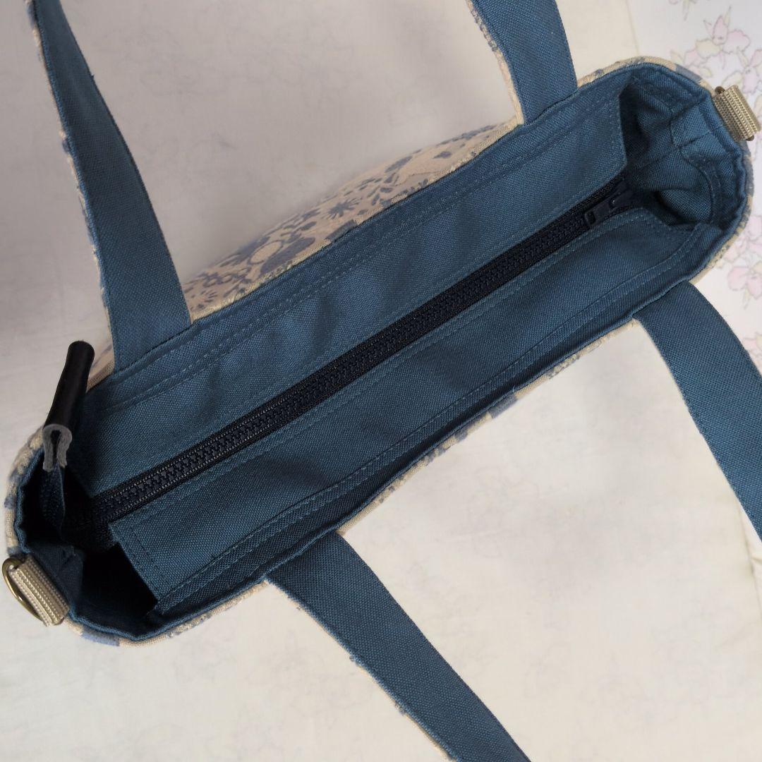 点と線模様製作所　ハンドメイド　バッグ　うさぎ　トートバッグ