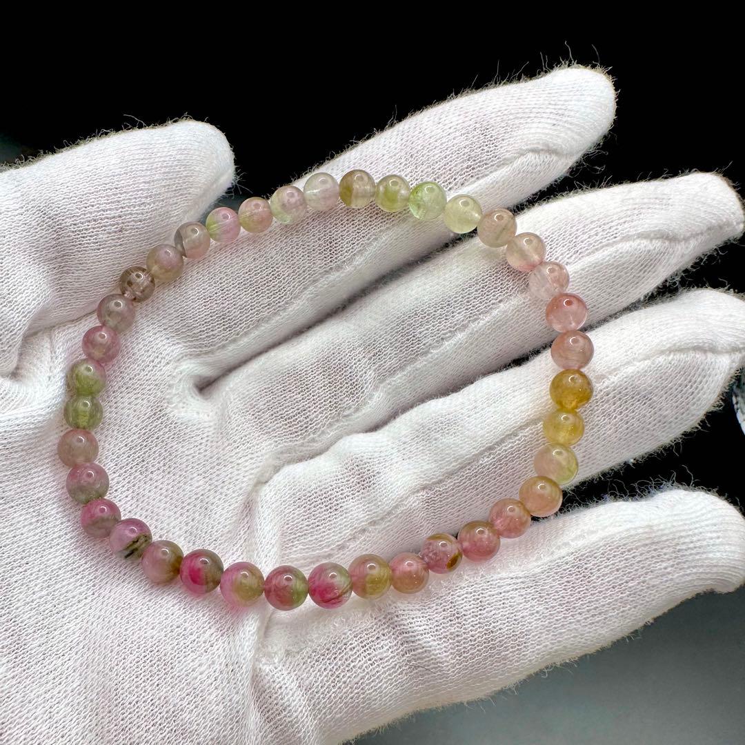 バイカラートルマリン　ブレスレット