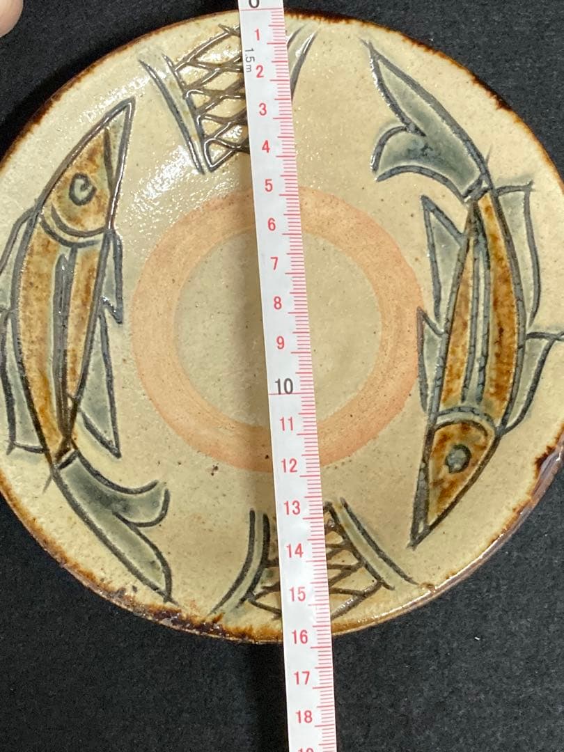 陶器皿 壷屋焼　やむちん　金城次郎