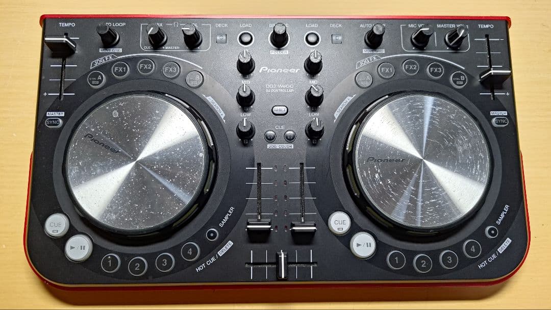 Pioneer DJコントローラー DDJ-WeGO-R レッド