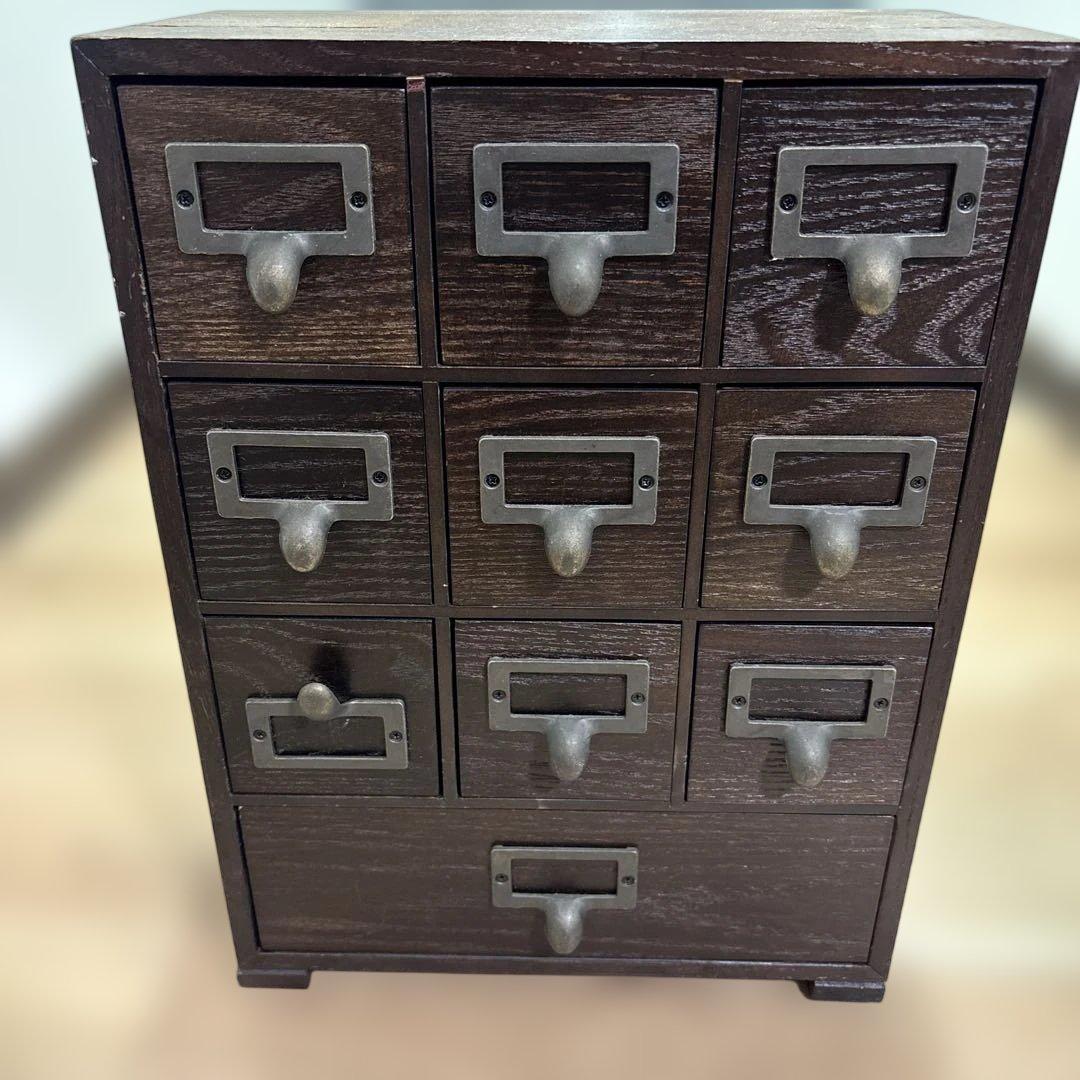 レトロ家具　アンティーク　木製引き出し