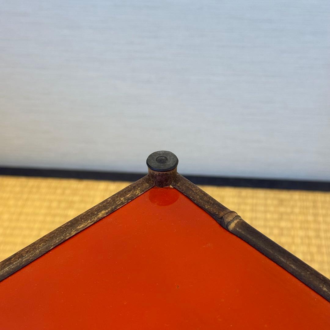 君子棚 斑竹 天然竹 水指棚 茶棚 紙箱 美品 茶道具