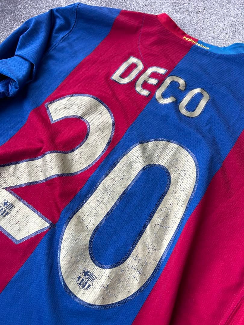 FC Barcelona バルセロナ 06/07 Nike ナイキ デコ背番号入