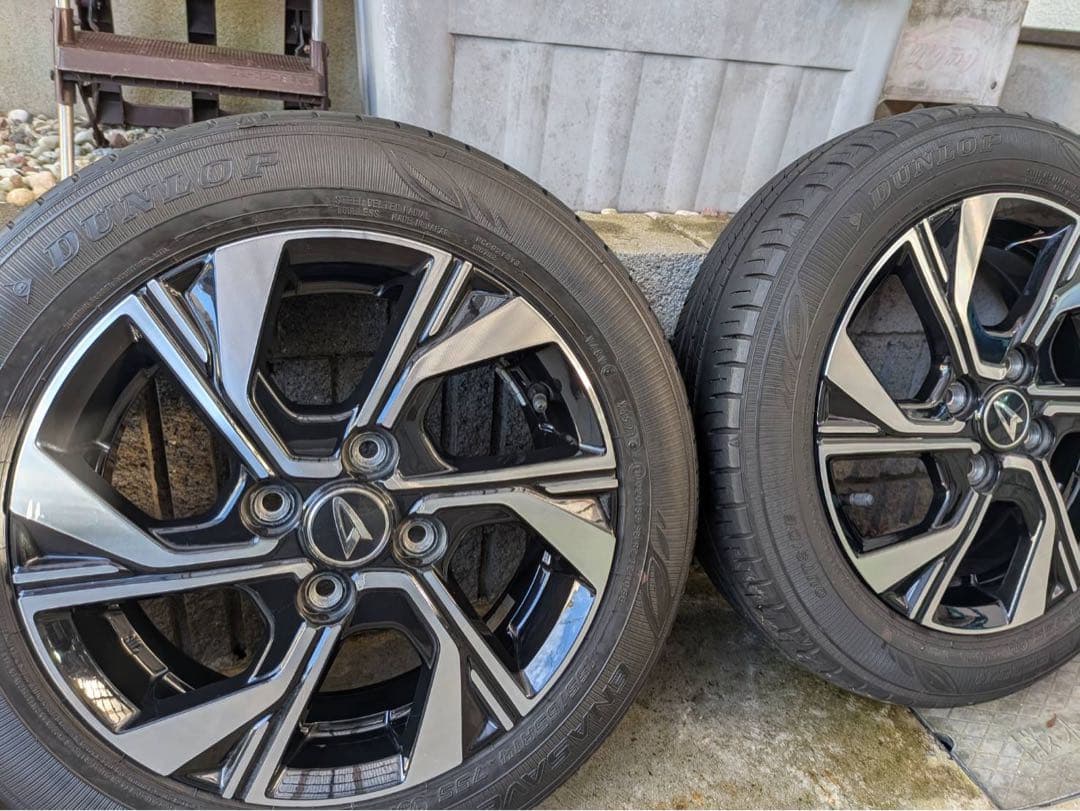 ダイハツ タントカスタム 純正14インチ アルミホイール タイヤ セット