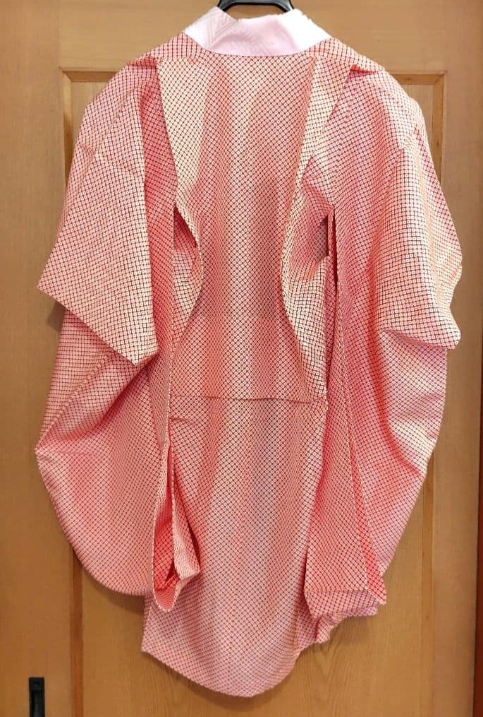 １回使用 7才 七五三 正絹&金刺繍の着物 帯 長襦袢 帯揚 帯板 帯枕 腰紐