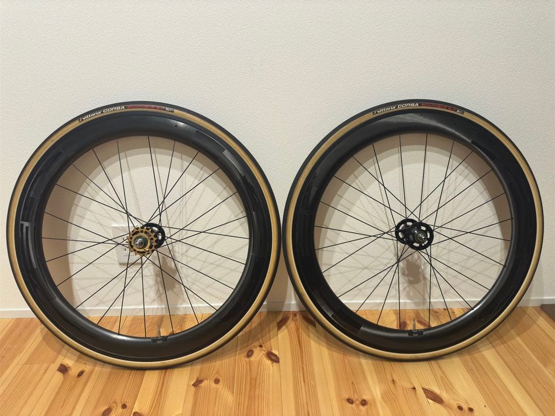 値交渉可　HED JET6 前後タイヤ・ノバコローナコグ付