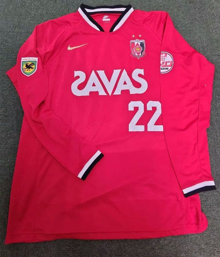2007年？浦和レッズ　長袖レプリカユニフォーム22 ABE　XXL NIKE