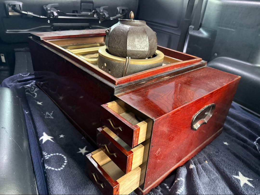 【高級】長火鉢本体のみ　横幅130