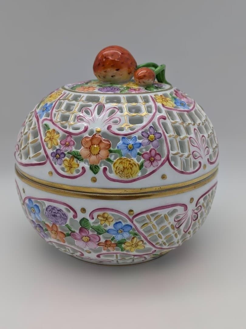 #15291　美品 ヘレンド ファンタジー シリーズ ボンボニエール