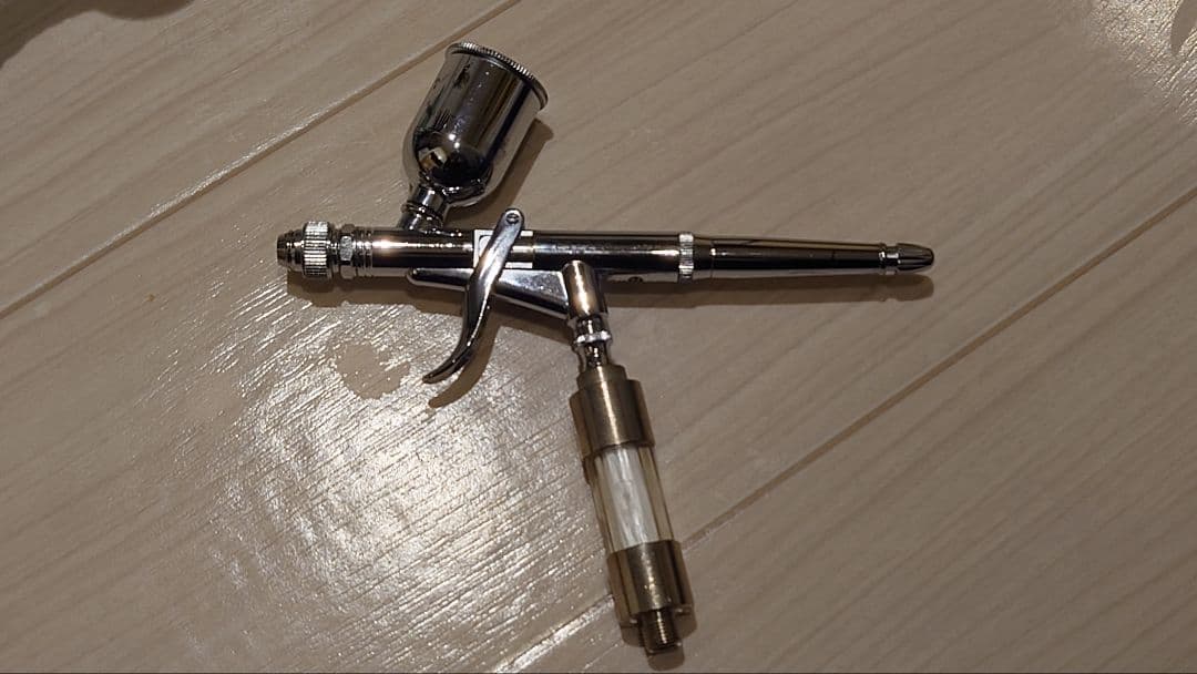 エアテックス　コンプレッサー APC-001R　 エアブラシ4本セット