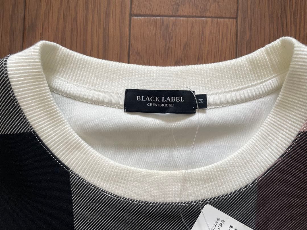 新品　バーバリークレストブリッジニット　M