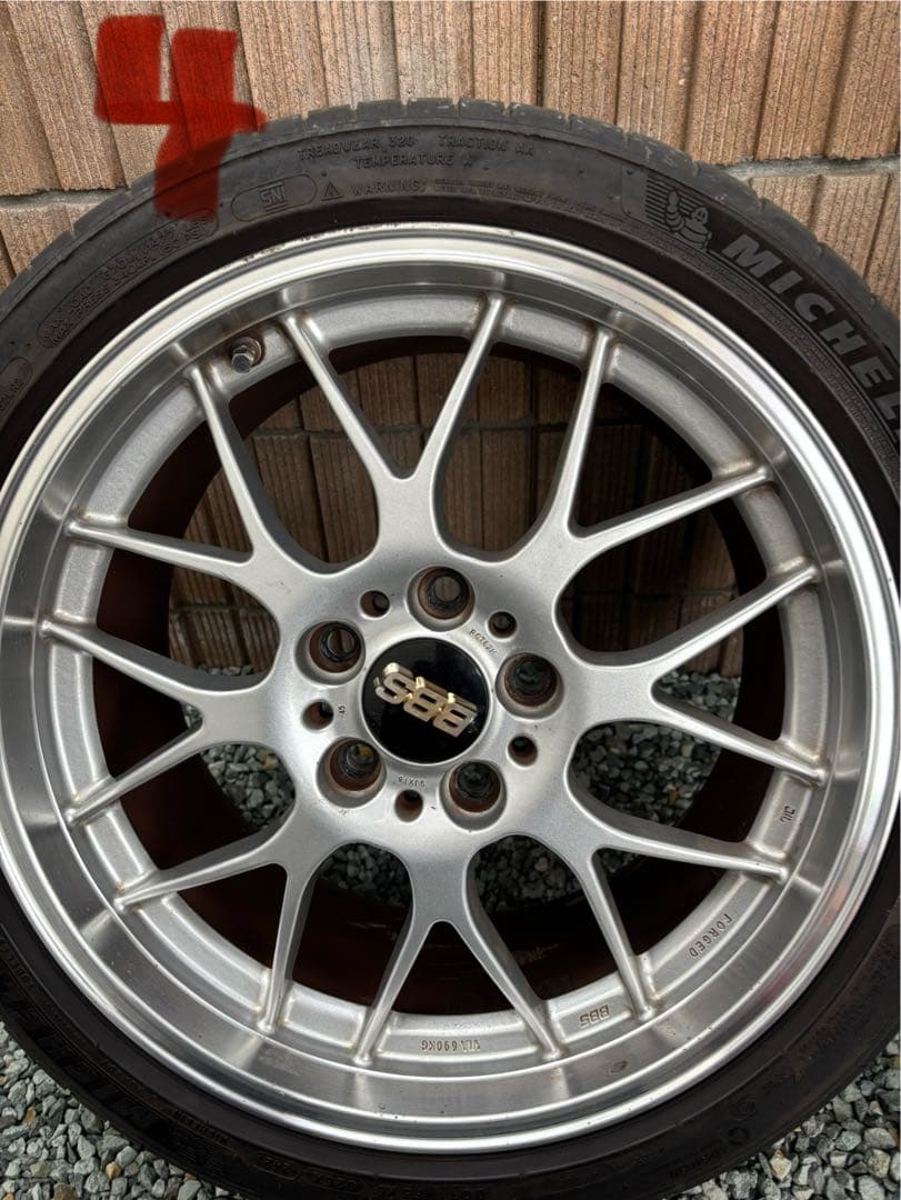 BBS 18インチ ホイールセット ミシュランタイヤ付き