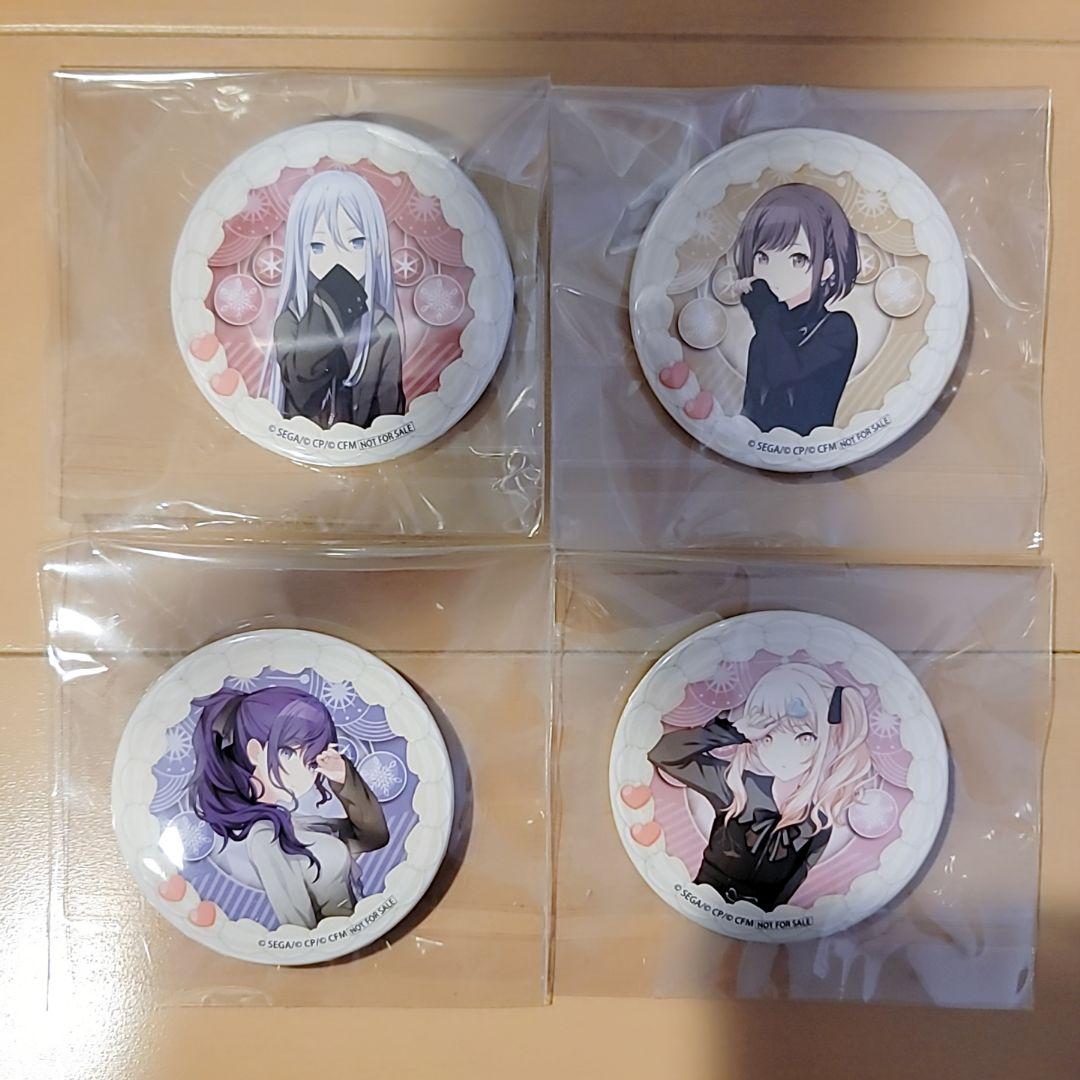 プロセカ■プリロール特典非売品缶バッジ4点 奏 まふゆ 絵名 瑞希