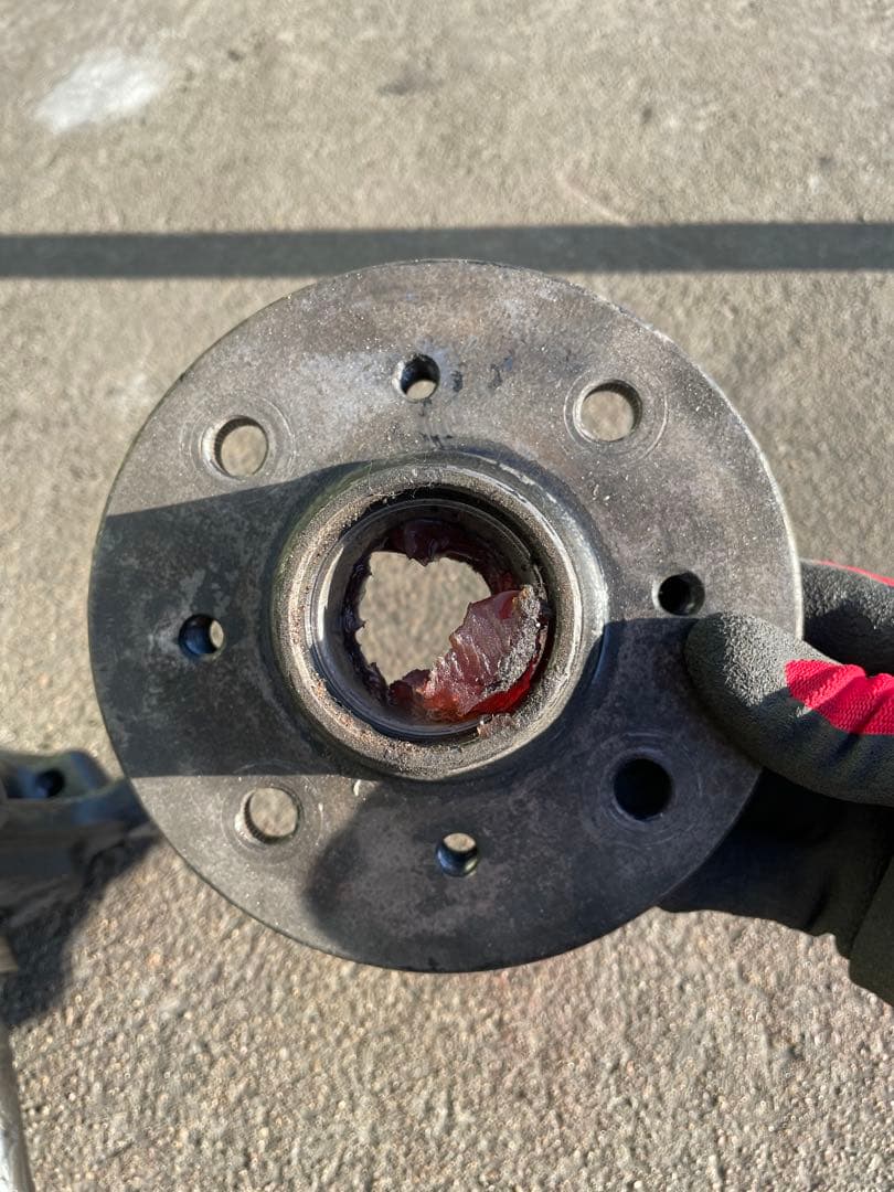 S130Z 左側フルタップ車高調とハブ　流用　ケンメリ　kgc110