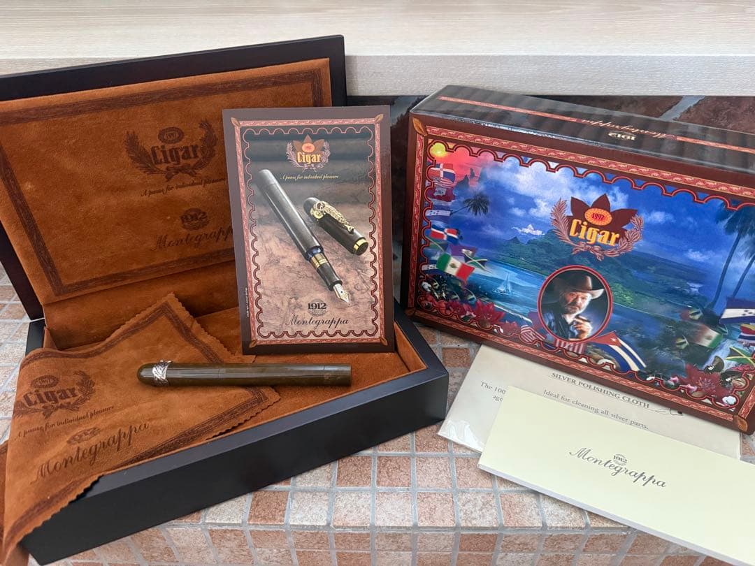 未使用・新品1997モンテグラッパ シガー 万年筆 リミテッドエディション