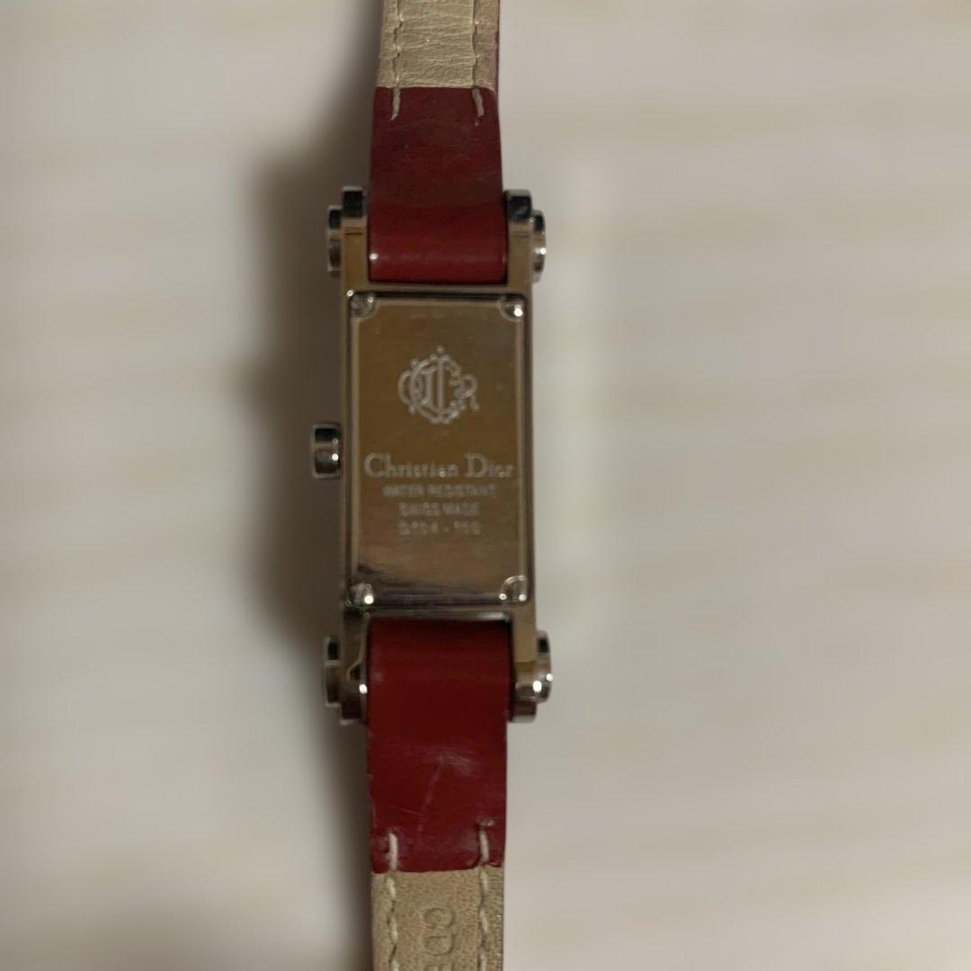 ★稼働品★Christian Dior ロングベルトレディース腕時計