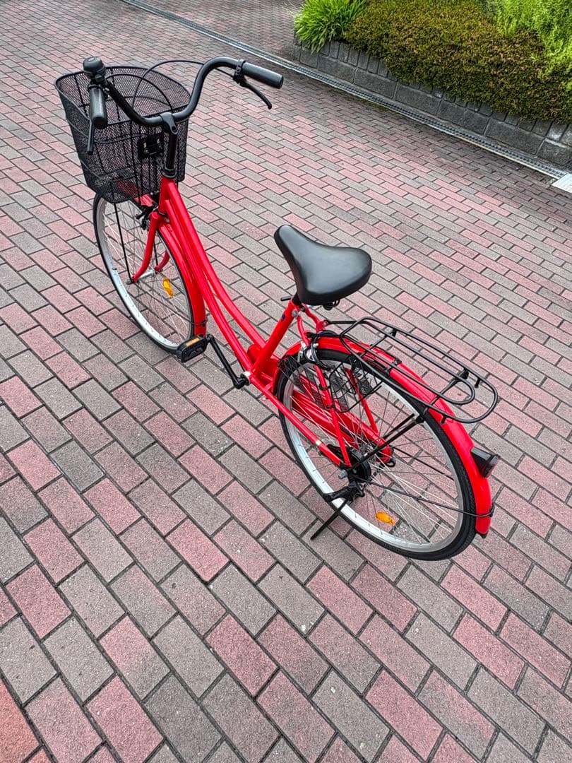 galihさんさ専用 真っ赤なシルプルママチャリ(26㌅)配達でも？可能です。